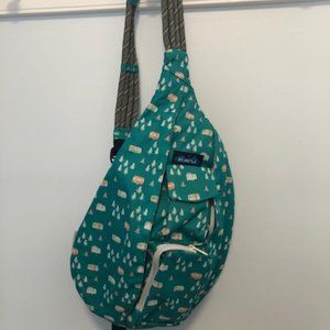 Kavu sling bag camping print